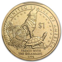 2013-D Native American Sacagawea Dollar Position A MS-6