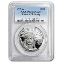 1999-W 4-Coin Platinum American Eagle PR-70 PCGS Regist