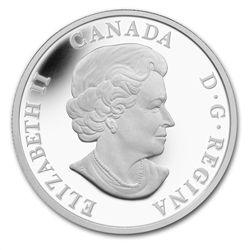 2013 1/2 oz Silver Canadian $10 Holiday Season (W/Box &
