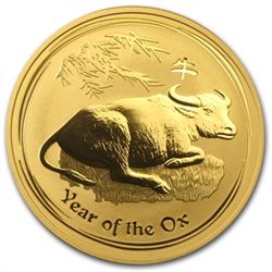 2009 1 oz Gold Lunar Year of the Ox (Series II)
