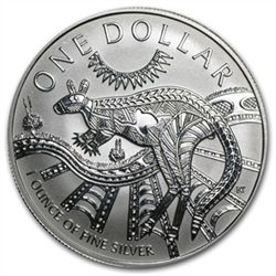 2003 1 oz Australian Silver Kangaroo (In Display Card)