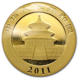 2011 1/2 oz Gold Chinese Panda (Sealed)