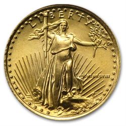 1988 1/10 oz Gold American Eagle MS-69 NGC