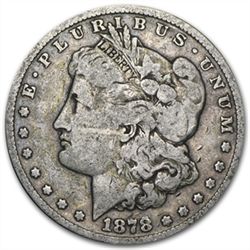 1878-CC Morgan Dollar - Very Good