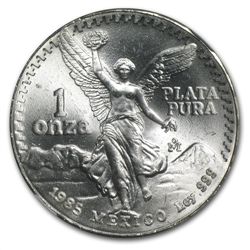 1985 1 oz Silver Libertad MS-66 NGC