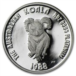 1988 1/2 oz Australian Platinum Koala (Proof)
