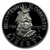 Image 1 : 1989-S Congressional Half Dollar Clad Commem PR-69 DCAM