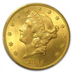 $20 Gold Liberty Double Eagle - MS-64 PCGS