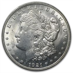 1921-S Morgan Dollar - MS-62 PCGS