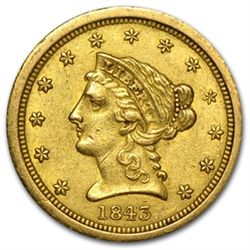 $2.50 Liberty Gold Quarter Eagle - Extra Fine