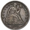 Image 1 : 1870 Liberty Seated Dollar - Extra Fine