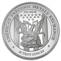 10 oz APMEX Silver Round .999 Fine