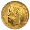 Image 1 : Russia 1903 5 Roubles Gold Coin MS-66 NGC