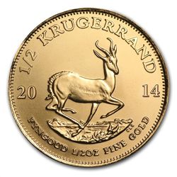 2014 1/2 oz Gold South African Krugerrand