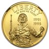 Image 1 : 1993-W World War II - $5 Gold Commemorative - MS-70 NGC