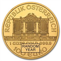 1 oz Gold Austrian Philharmonic - Random Year