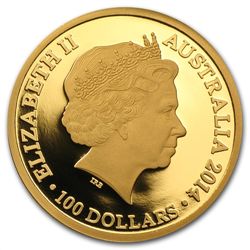 Royal Australian Mint 2014 1 oz Proof Gold Year of the