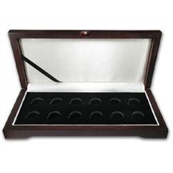 Lunar Series I (1/20oz Gold) - 12 Coin Wood Presentatio