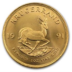 1991 1 oz Gold South African Krugerrand