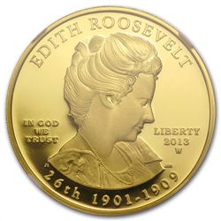 2013-W 1/2 oz Proof Edith Roosevelt PF-70 NGC UCAM ER