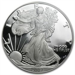 2007-W (Proof) Silver American Eagle PR-70 DCAM PCGS