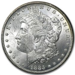 1885-CC Morgan Dollar BU - GSA Holder - Beautiful Tonin