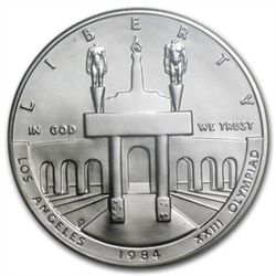 1984-P Olympic $1 Silver Commemorative - MS-69 PCGS