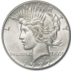 1927 Peace Dollar - Brilliant Uncirculated