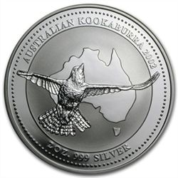 2002 2 oz Silver Australian Kookaburra