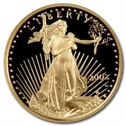 2002-W 1/10 oz Proof Gold American Eagle PF-70 NGC