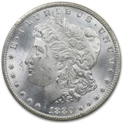 1880-CC Reverse of 1878 Morgan Dollar MS-64 NGC - GSA C