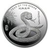 Image 1 : 2 oz Year of the Snake Silver Round .999 Fine