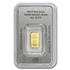 Image 1 : 1 gram Holy Land Mint Dove of Peace Gold Bar (In Assay)