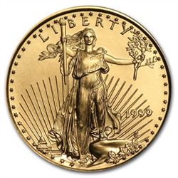 1999 1/4 oz Gold American Eagle - Brilliant Uncirculate