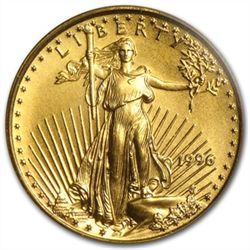 1996 1/10 oz Gold American Eagle MS-69 PCGS