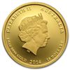 Image 1 : 2014 1/4 oz Colorized Proof Gold Lunar Year of the Hors