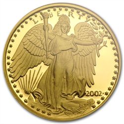 Liberia 2002 1 oz Gold Coin Proof -70 Ultra Cameo NGC