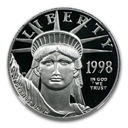 1998-W 1/2 oz Proof Platinum American Eagle PF-70 NGC U