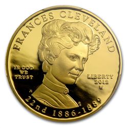 2012-W 1/2 oz Frances Cleveland - 1st Term PCGS PR-69 D
