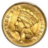 Image 1 : $3 Gold Princess - MS-64 NGC or PCGS