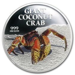 2013 1 oz Silver Niue $2 Giant Coconut Crab PF-70 UCAM