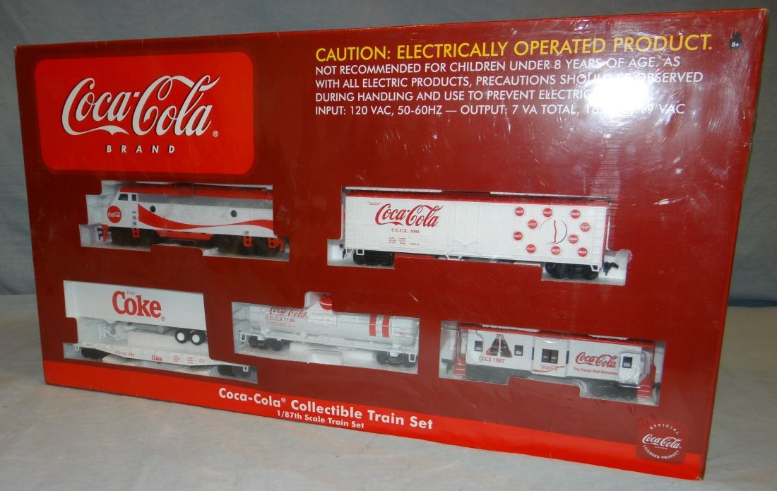 COCA COLA train set, 1/87 scale, new in box