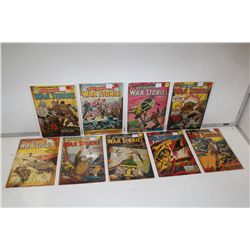 STAR SPANGLED WAR STORIES  #11,12,19,35-37, 41 & 43-44 (1953-1956)  9 ISSUE GOLDEN AGE RUN.  LOWER