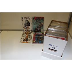 BATMAN ONE SHOTS, TRADES & MINI SERIES SHORT BOX (1980'S/90'S) HIGH GRADE AVG. APROX 90 BOOKS
