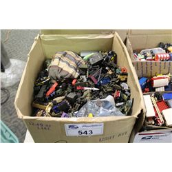 BOX LOT OF ASSORTED, VINTAGE TO NEWER (1960'S-90'S) DIE CAST