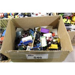 BOX LOT OF ASSORTED, VINTAGE TO NEWER (1960'S-90'S) DIE CAST