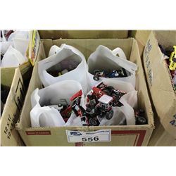 BOX LOT OF ASSORTED, VINTAGE TO NEWER (1960'S-90'S) DIE CAST