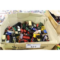 BOX LOT OF ASSORTED, VINTAGE TO NEWER (1960'S-90'S) DIE CAST