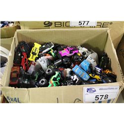 BOX LOT OF ASSORTED, VINTAGE TO NEWER (1960'S-90'S) DIE CAST
