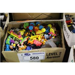 BOX LOT OF ASSORTED, VINTAGE TO NEWER (1960'S-90'S) DIE CAST